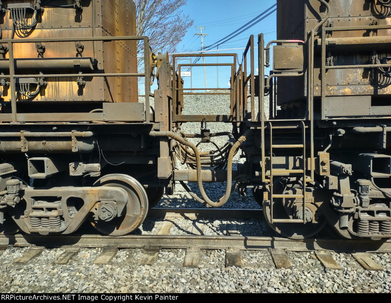 LORAM Grinding car drawbar/connections detail